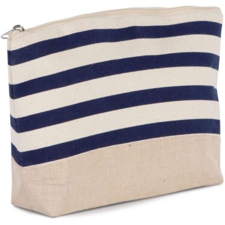 utt_ki0752na-nv-u Kimood KI0752 NAUTICAL PRINT ACCESSORIES POUCH U