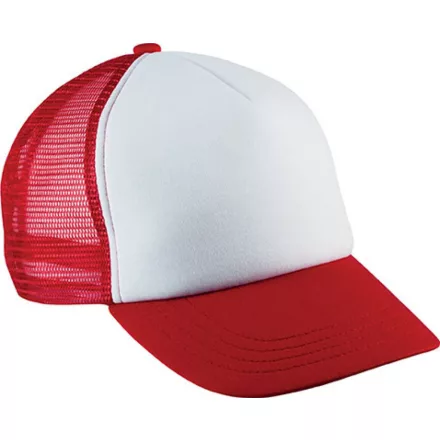 utt_kp143wh-re-u K-UP KP143 KIDS' TRUCKER MESH CAP - 5 PANELS U