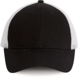 utt_kp158bl-wh-u K-UP KP158 TRUCKER CAP - 6 PANELS U