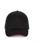 utt_kp189bl-re-u K-UP KP189 5 PANELS COTTON SANDWICH CAP U