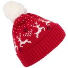 utt_kp512cy-na-u K-UP KP512 WINTER BEANIE WITH REINDEER DESIGN U