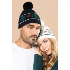 utt_kp558nnv-u K-UP KP558 BEANIE WITH CHRISTMAS PATTERNS U