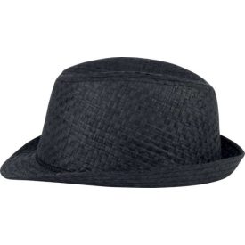 utt_kp612bl-57 K-UP KP612 RETRO PANAMA - STYLE STRAW HAT 57