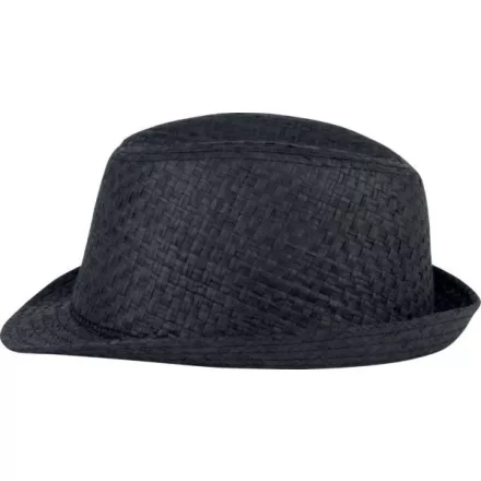 utt_kp612bl-59 K-UP KP612 RETRO PANAMA - STYLE STRAW HAT 59