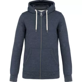   utt_kv2306nbh-l Kariban KV2306 MEN’S VINTAGE ZIPPED HOODED SWEATSHIRT L