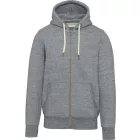 utt_kv2306sgh-2xl Kariban KV2306 MEN’S VINTAGE ZIPPED HOODED SWEATSHIRT 2XL