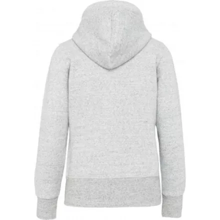 utt_kv2307ash-2xl Kariban KV2307 LADIES' VINTAGE ZIPPED HOODED SWEATSHIRT 2XL
