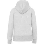 utt_kv2307ash-s Kariban KV2307 LADIES' VINTAGE ZIPPED HOODED SWEATSHIRT S