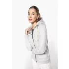 utt_kv2307sgh-xl Kariban KV2307 LADIES' VINTAGE ZIPPED HOODED SWEATSHIRT XL