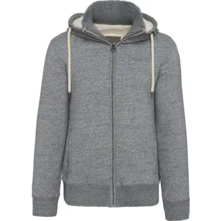 utt_kv2312sgh-xs Kariban KV2312 VINTAGE SHERPA-LINED FLEECE JACKET XS