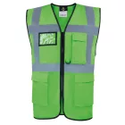 utt_kxcmfgrn-m Korntex KXCMF COMFORT EXECUTIVE SAFETY VEST "HAMBURG" - MULTIFUNCTIONAL WITH POCKETS M
