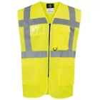 utt_kxcmfye-xl Korntex KXCMF COMFORT EXECUTIVE SAFETY VEST "HAMBURG" - MULTIFUNCTIONAL WITH POCKETS XL