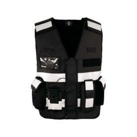   utt_kxtacbl-m-xl Korntex KXTAC TACTICAL SAFETY VEST "BONN" M/XL