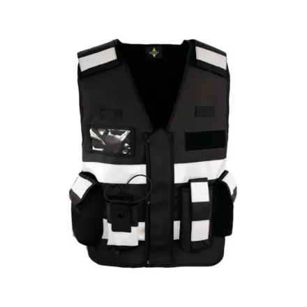 utt_kxtacbl-m-xl Korntex KXTAC TACTICAL SAFETY VEST "BONN" M/XL