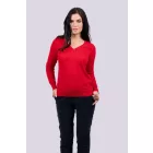 Legend Classics LE951 WOMEN’S V-NECK FINE GAUGE COTTON PULLOVER 2XL