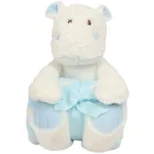utt_mm606wh-bl-u Mumbles MM606 HIPPO WITH BLANKET U