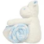 utt_mm606wh-bl-u Mumbles MM606 HIPPO WITH BLANKET U
