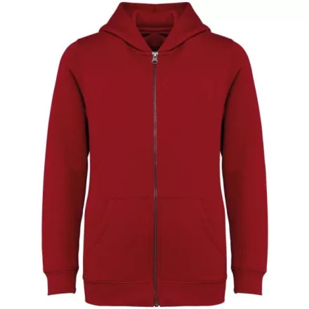 utt_ns405hre-12-14 Native Spirit NS405 ECO-FRIENDLY KIDS’ FULL ZIP HOODED SWEATSHIRT 12/14