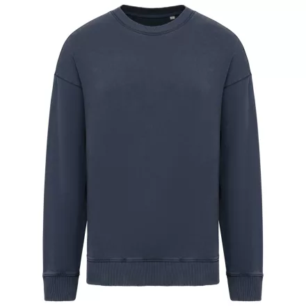 Native Spirit NS447 UNISEX WASHED EFFECT OVERSIZE ROUND NECK SWEATSHIRT XS