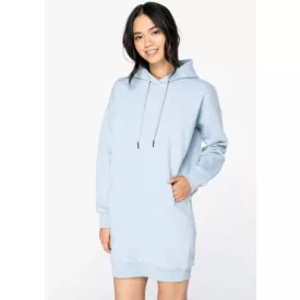   utt_ns5005aqm-m Native Spirit NS5005 LADIES' ECO-FRIENDLY HOODED SWEATSHIRT DRESS M