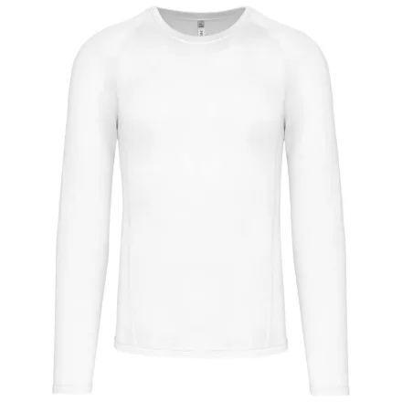 utt_pa005wh-xs Proact PA005 ADULTS' LONG-SLEEVED BASE LAYER SPORTS T-SHIRT XS