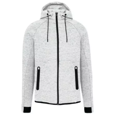 utt_pa358ash-3xl Proact PA358 MEN'S HOODED SWEATSHIRT 3XL