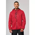 utt_pa365lrom-3xl Proact PA365 MEN'S HEATHER HOODED JACKET 3XL