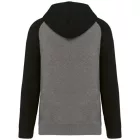 utt_pa369grh-bl-xs Proact PA369 ADULT TWO-TONE HOODED SWEATSHIRT XS