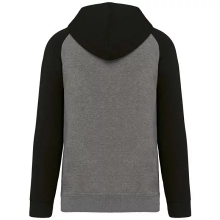 utt_pa369grh-bl-xs Proact PA369 ADULT TWO-TONE HOODED SWEATSHIRT XS