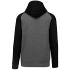 utt_pa370grh-bl-10-12 Proact PA370 KIDS' TWO-TONE HOODED SWEATSHIRT 10/12