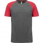 utt_pa4010grh-srh-l Proact PA4010 ADULT TRIBLEND TWO-TONE SPORTS SHORT-SLEEVED T-SHIRT L