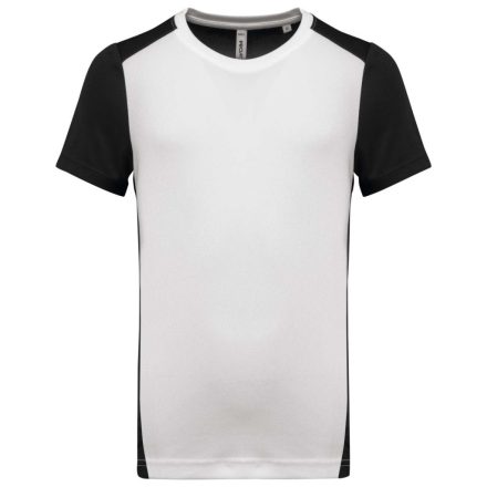 utt_pa4014wh-bl-s  Proact PA4014 MEN'S ECO-FRIENDLY TWO-TONE SPORT T-SHIRT S