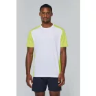 utt_pa4014wh-bl-s  Proact PA4014 MEN'S ECO-FRIENDLY TWO-TONE SPORT T-SHIRT S
