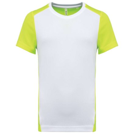 utt_pa4014wh-fye-xl  Proact PA4014 MEN'S ECO-FRIENDLY TWO-TONE SPORT T-SHIRT XL
