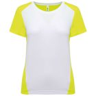 utt_pa4015wh-fye-l  Proact PA4015 LADIES' ECO-FRIENDLY TWO-TONE SPORT T-SHIRT L