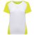 utt_pa4015wh-fye-l Proact PA4015 LADIES' ECO-FRIENDLY TWO-TONE SPORT T-SHIRT L