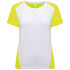 utt_pa4015wh-fye-s  Proact PA4015 LADIES' ECO-FRIENDLY TWO-TONE SPORT T-SHIRT S