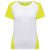 utt_pa4015wh-fye-s Proact PA4015 LADIES' ECO-FRIENDLY TWO-TONE SPORT T-SHIRT S