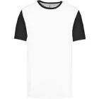 utt_pa4023wh-bl-s Proact PA4023 ADULTS' BICOLOUR SHORT-SLEEVED T-SHIRT S