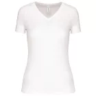 utt_pa477wh-m Proact PA477 LADIES’ V-NECK SHORT SLEEVE SPORTS T-SHIRT M