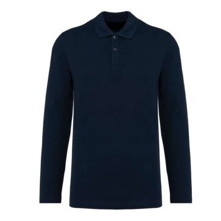 utt_pk202denv-l Kariban Premium PK202 MEN'S LONG-SLEEVED SUPIMA® POLO SHIRT L