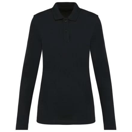 utt_pk203bl-m Kariban Premium PK203 LADIES' LONG-SLEEVED SUPIMA® POLO SHIRT M