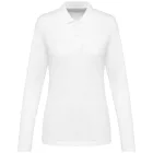 utt_pk203wh-xs Kariban Premium PK203 LADIES' LONG-SLEEVED SUPIMA® POLO SHIRT XS