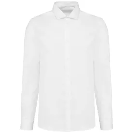   utt_pk502wh-s Kariban Premium PK502 MEN'S PINPOINT OXFORD LONG-SLEEVED SHIRT S