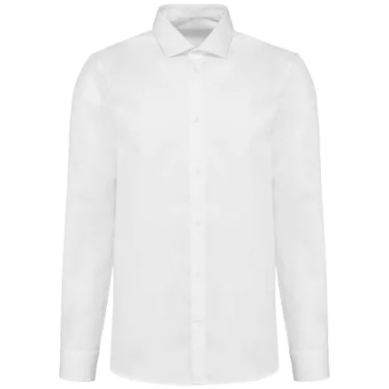 utt_pk506wh-l Kariban Premium PK506 MEN'S LONG-SLEEVED TWILL SHIRT L