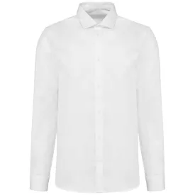   utt_pk506wh-s Kariban Premium PK506 MEN'S LONG-SLEEVED TWILL SHIRT S