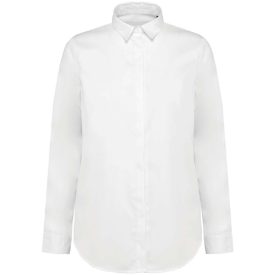   utt_pk507wh-xs Kariban Premium PK507 LADIES' LONG-SLEEVED TWILL SHIRT XS