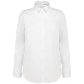   utt_pk507wh-xs Kariban Premium PK507 LADIES' LONG-SLEEVED TWILL SHIRT XS