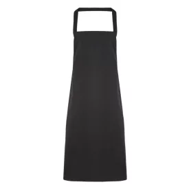 utt_pr102bl-u Premier PR102 100% ORGANIC COTTON BIB APRON U