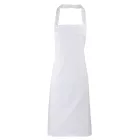 utt_pr102wh-u Premier PR102 100% ORGANIC COTTON BIB APRON U